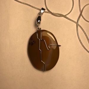 Hand made semi-precious stone necklace